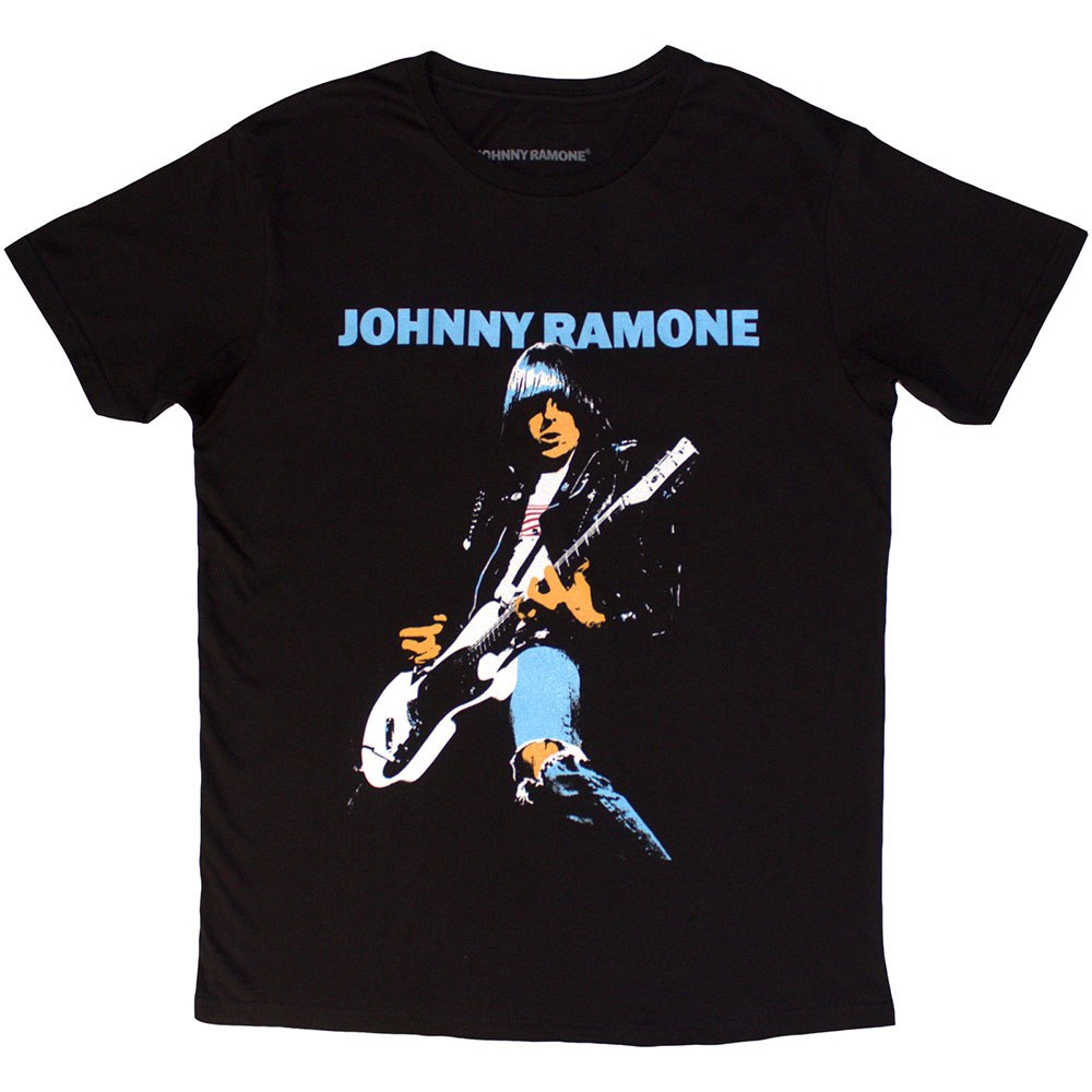 Ramones - Ripped Denim Heren Tshirt - Zwart
